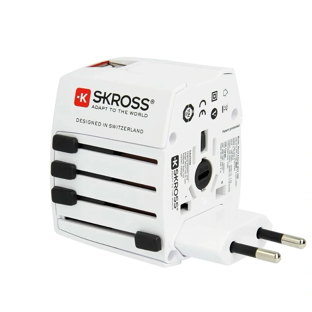New SKROSS World Travel adaptor MUV USB AC65PD